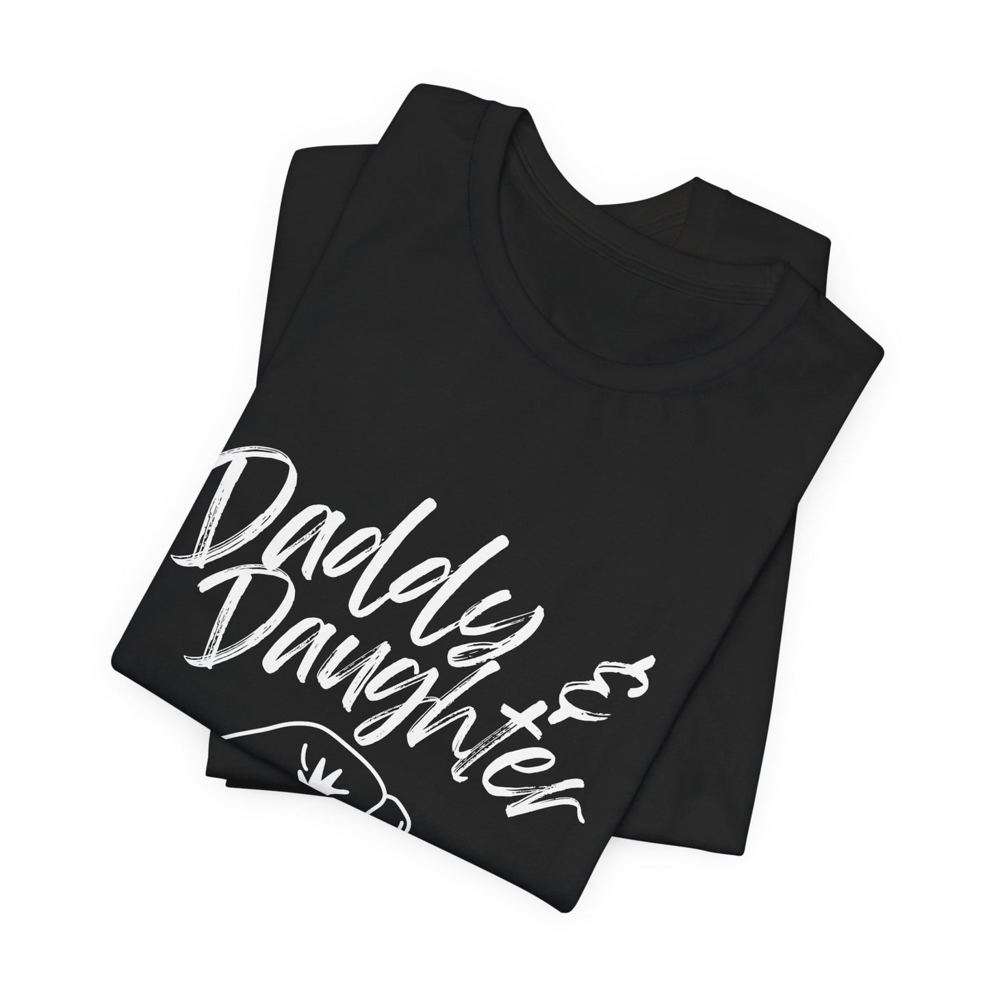 Daddy & Daughter Black Jersey Short Sleeve Tee