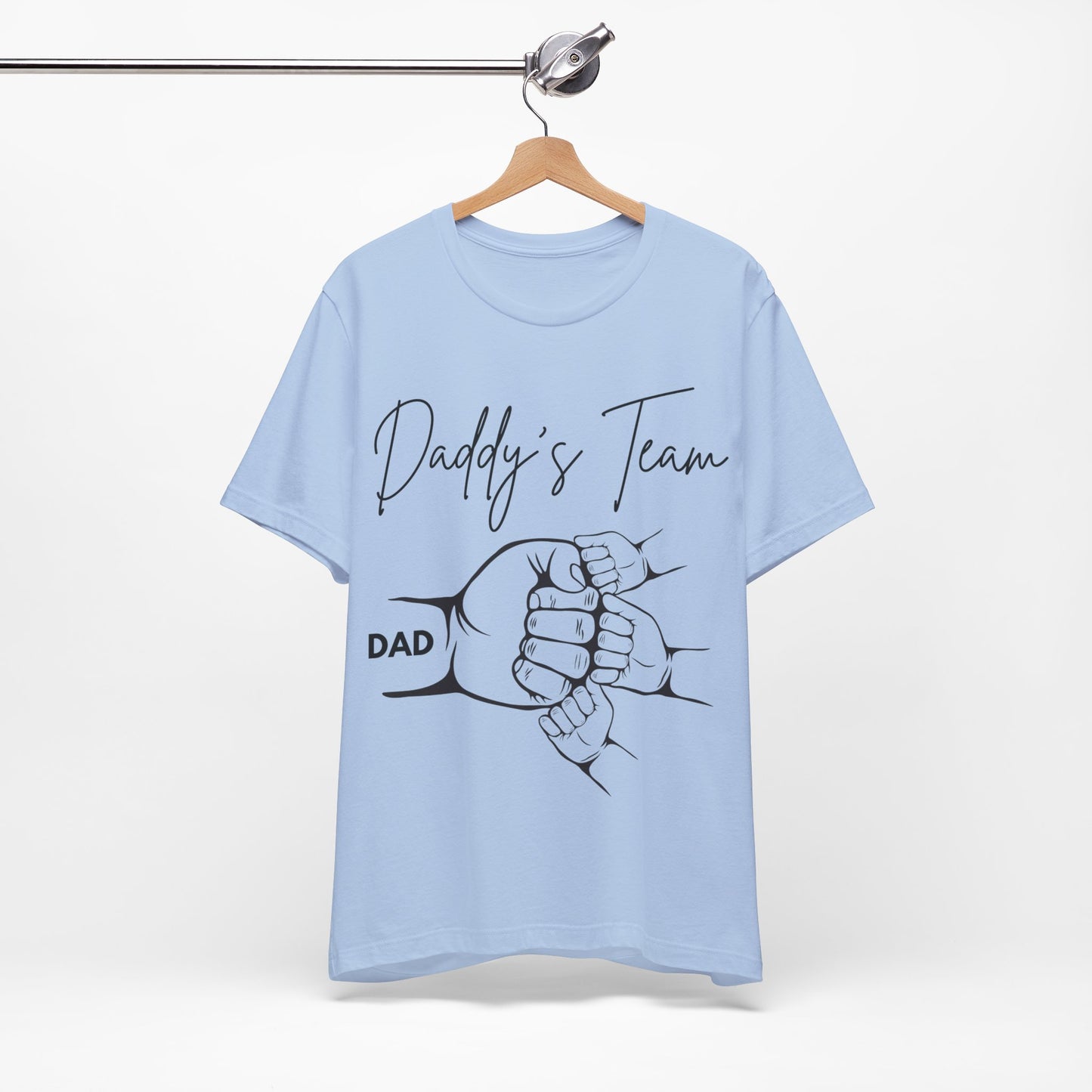 Daddy's Team White Short Sleeve Tee