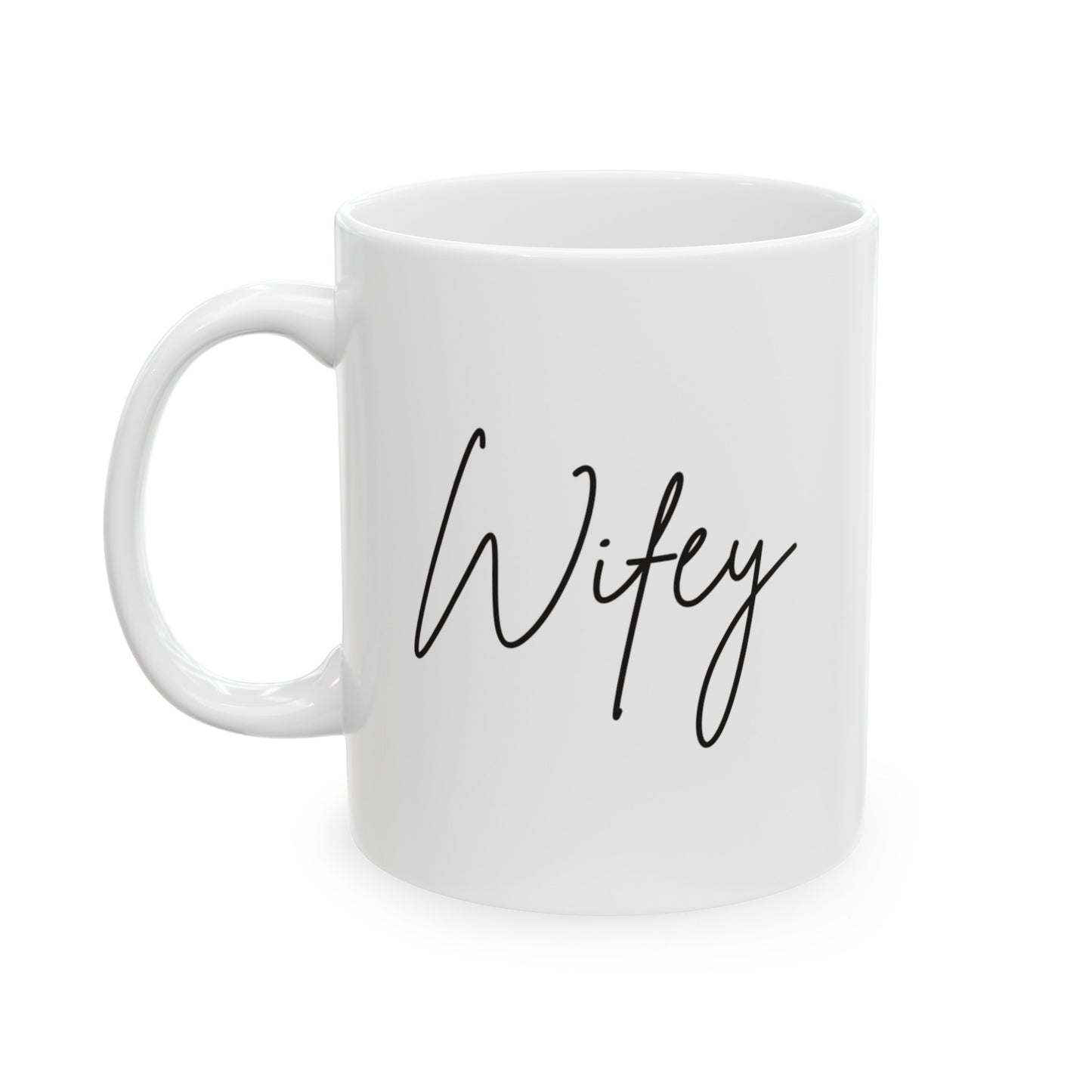 Wifey White Mug, (11oz, 15oz)