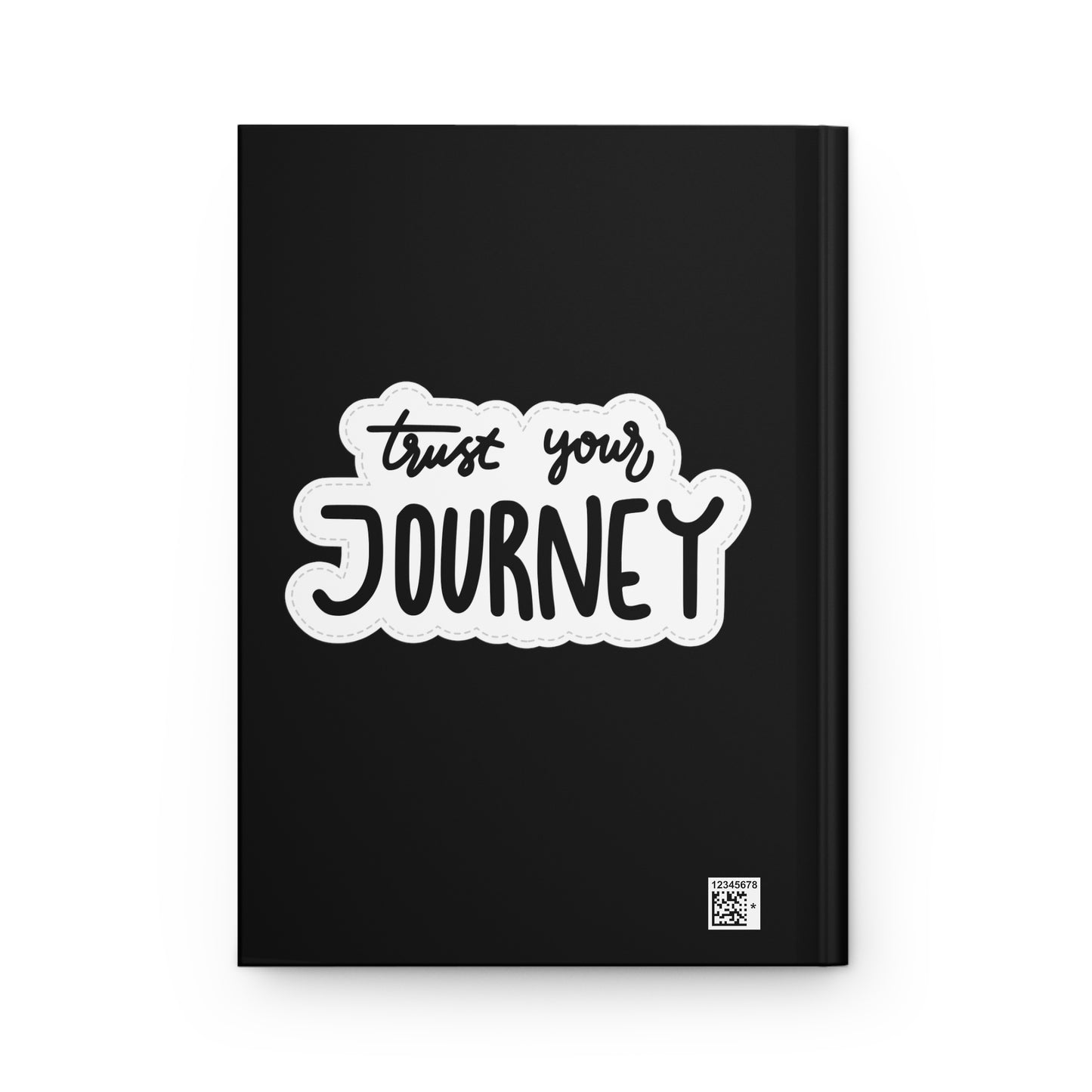 Hardcover Trust Your Journey Journal Black