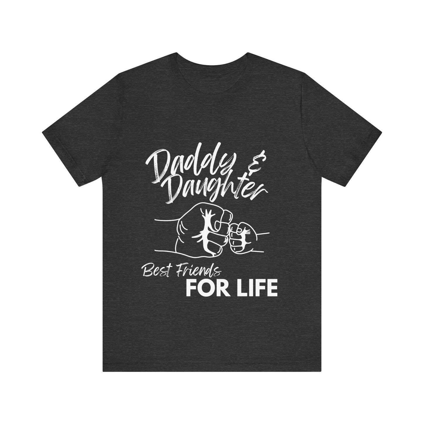 Daddy & Daughter Black Jersey Short Sleeve Tee