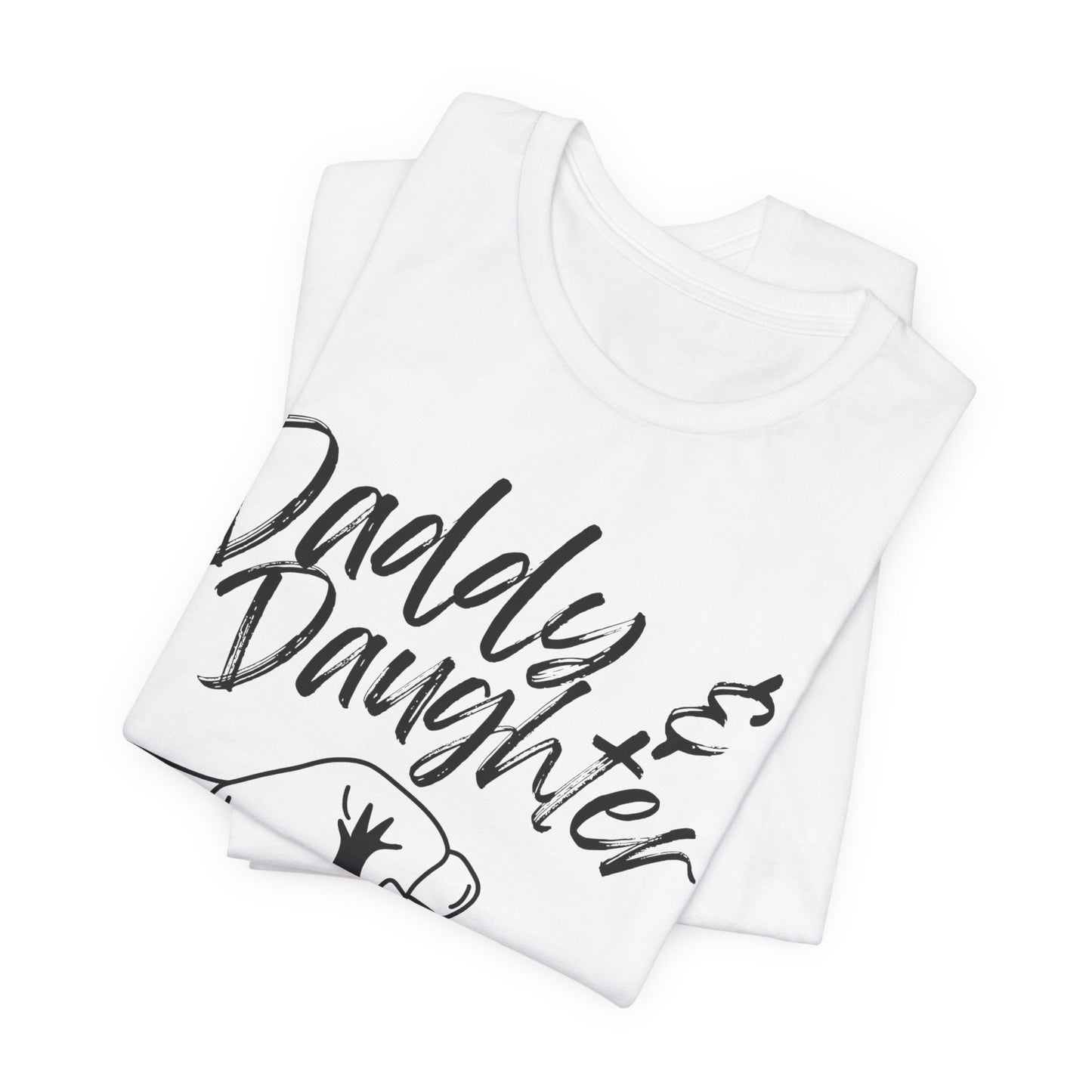 Daddy & Daughter White Short Sleeve Tee