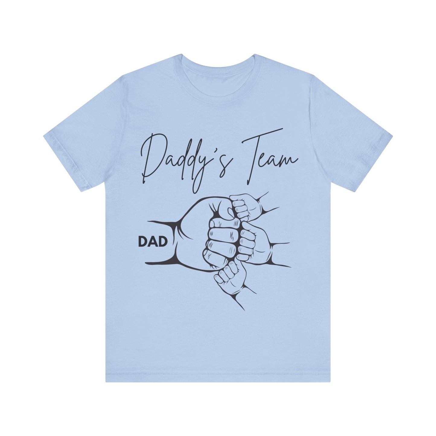 Daddy's Team White Short Sleeve Tee