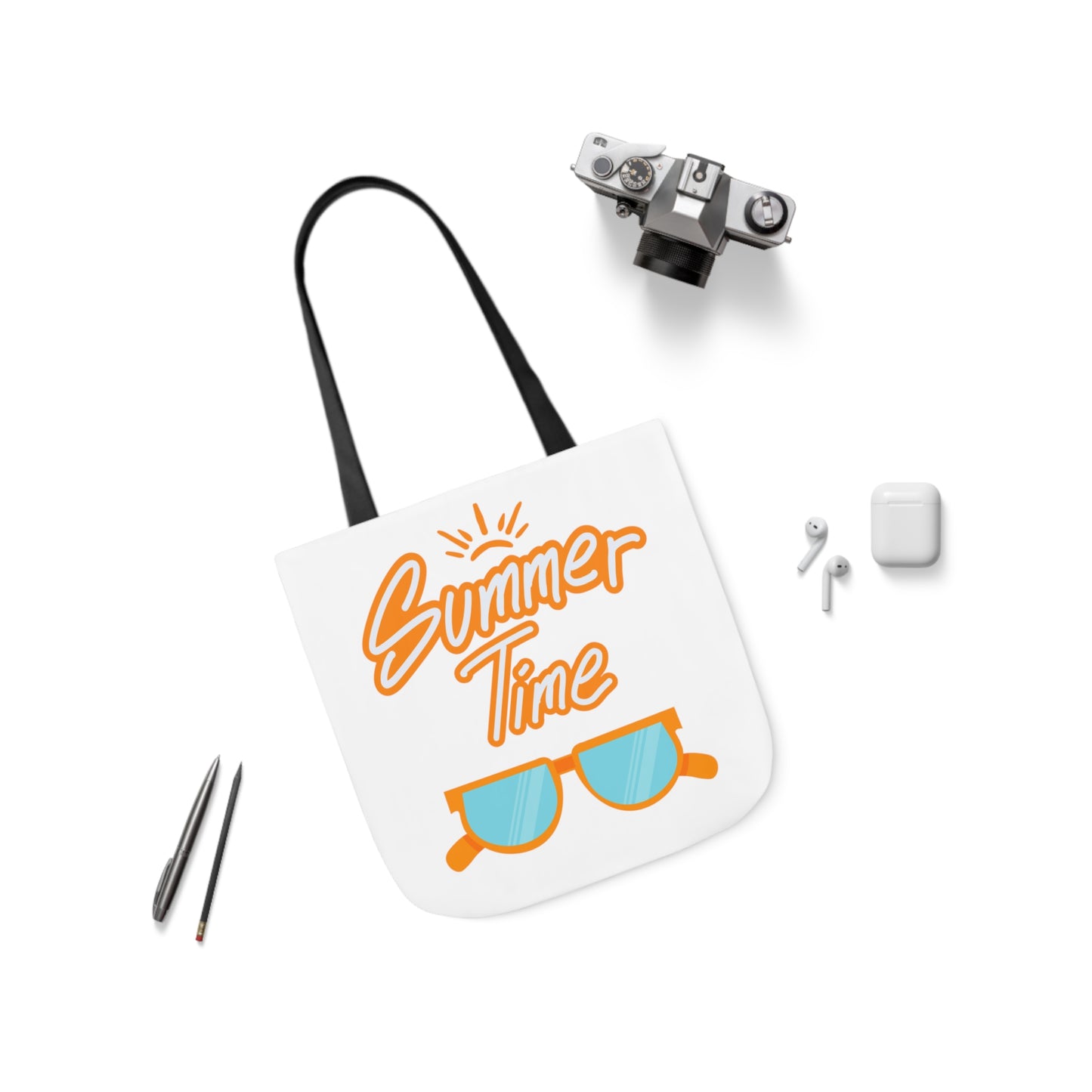 Summer Time Canvas Tote Bag