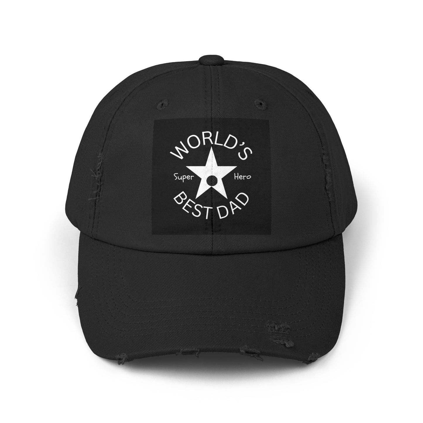 World's Best Dad Unisex Distressed Cap