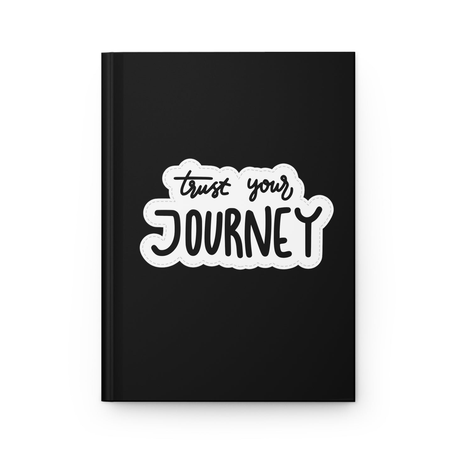 Hardcover Trust Your Journey Journal Black