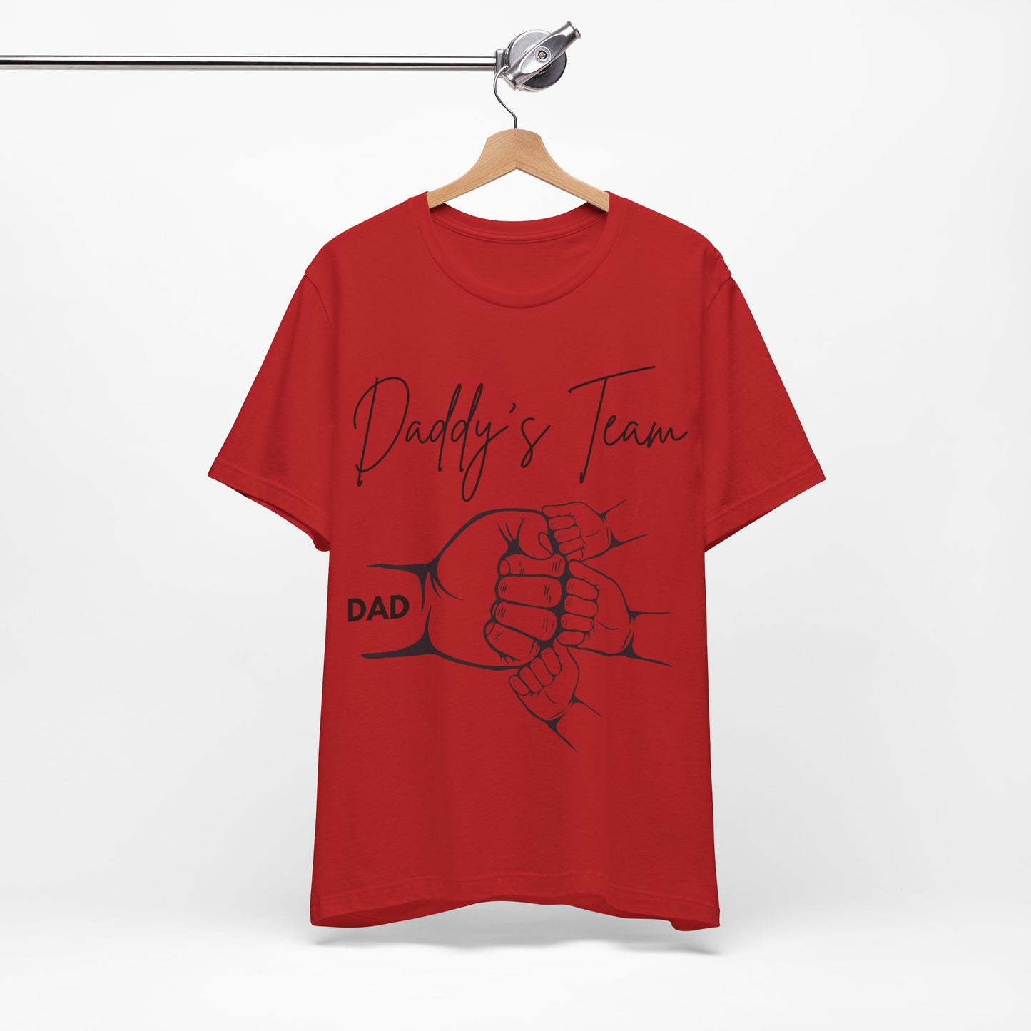 Daddy's Team White Short Sleeve Tee