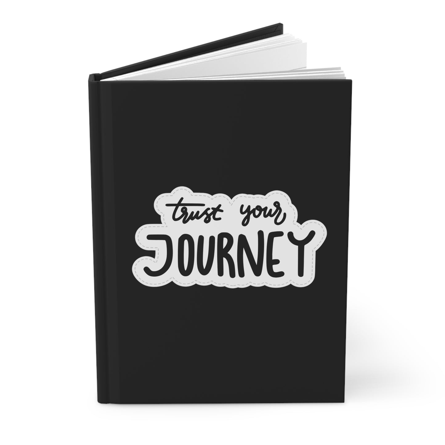 Hardcover Trust Your Journey Journal Black