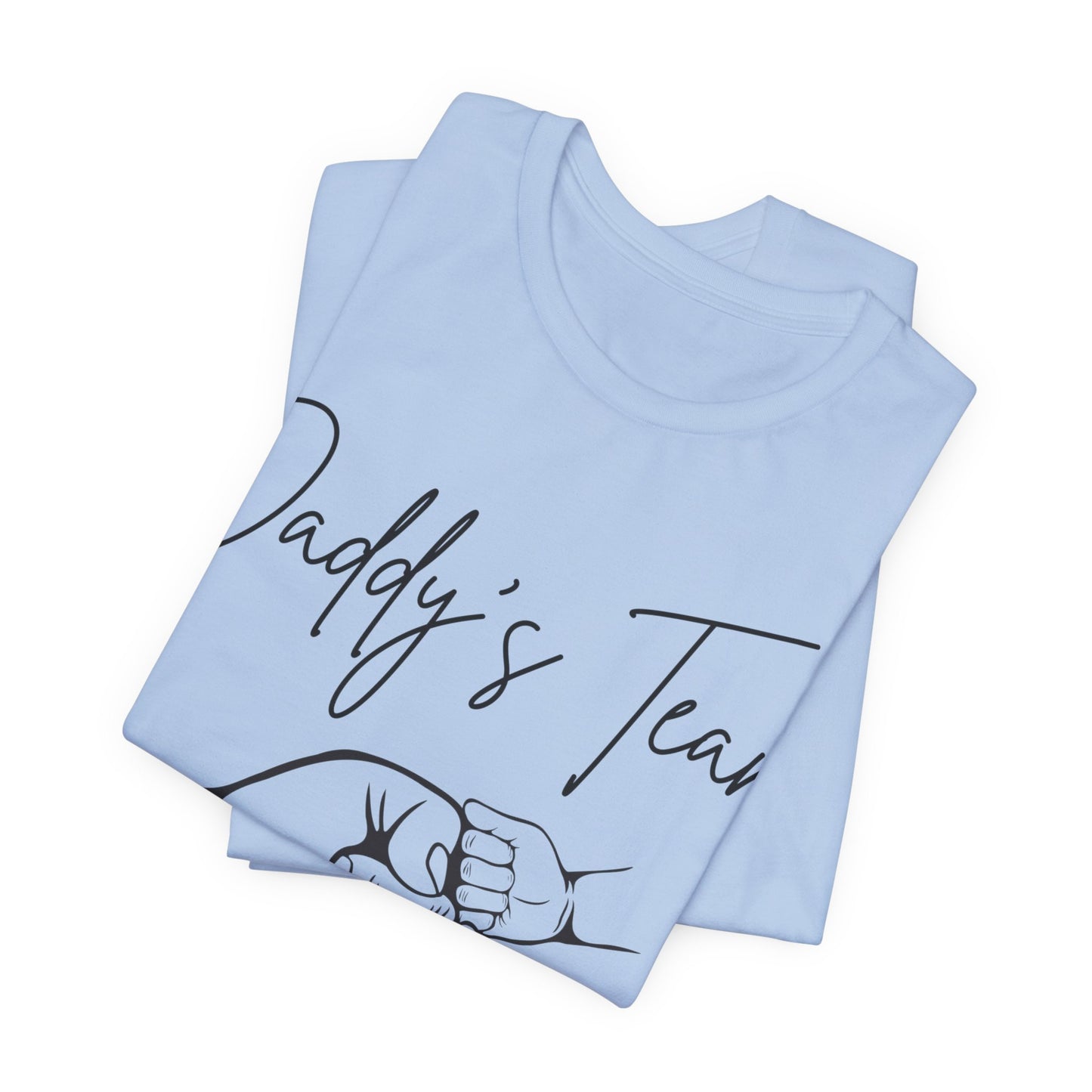 Daddy's Team White Short Sleeve Tee