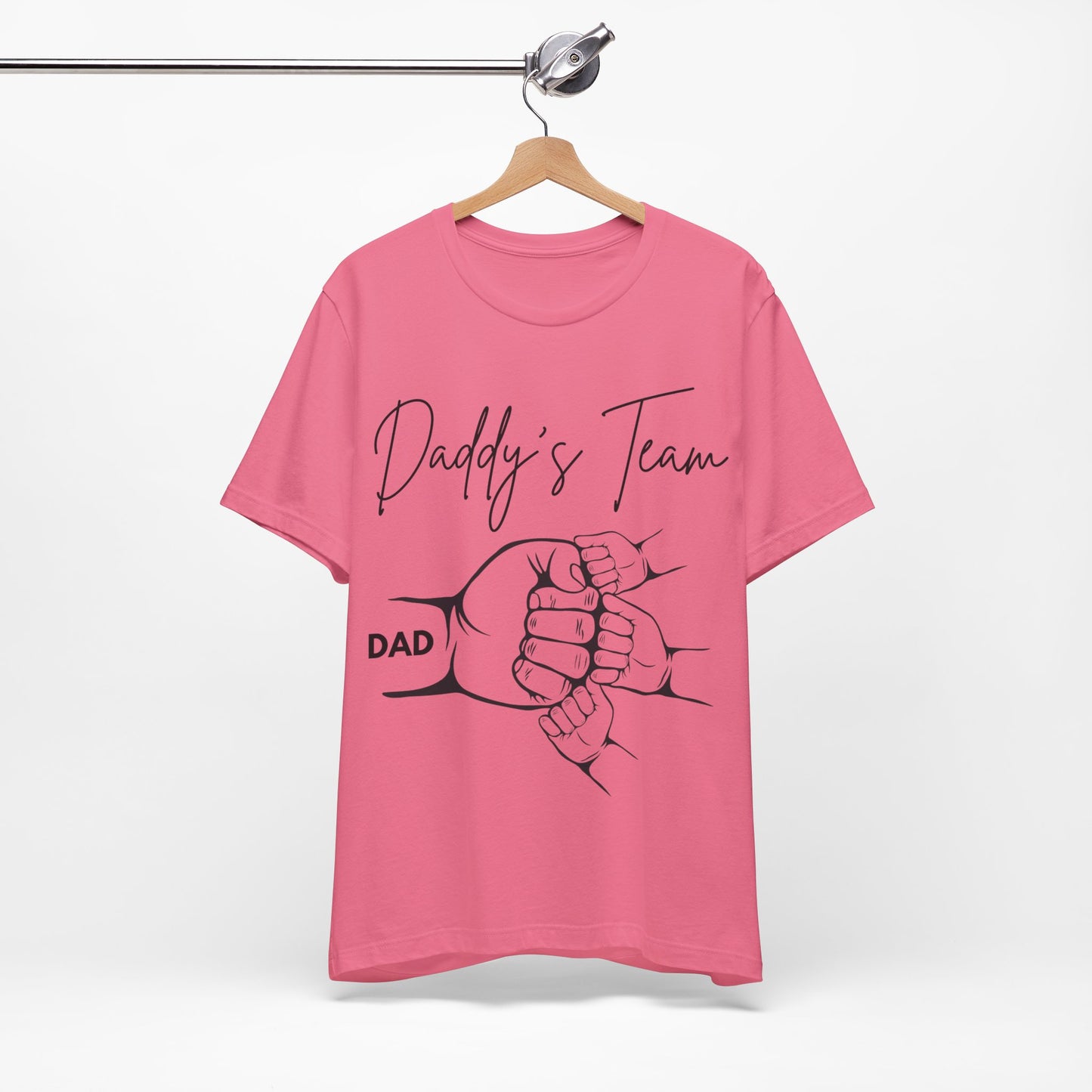 Daddy's Team White Short Sleeve Tee