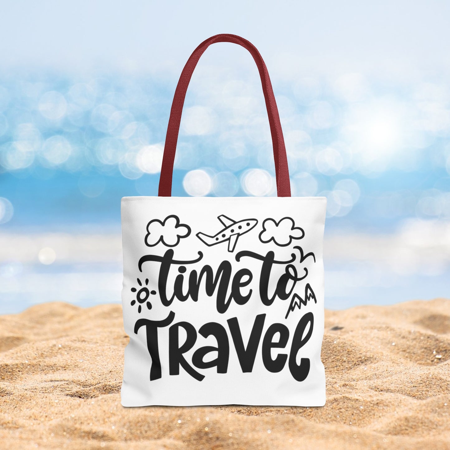 Time To Travel Tote Bag