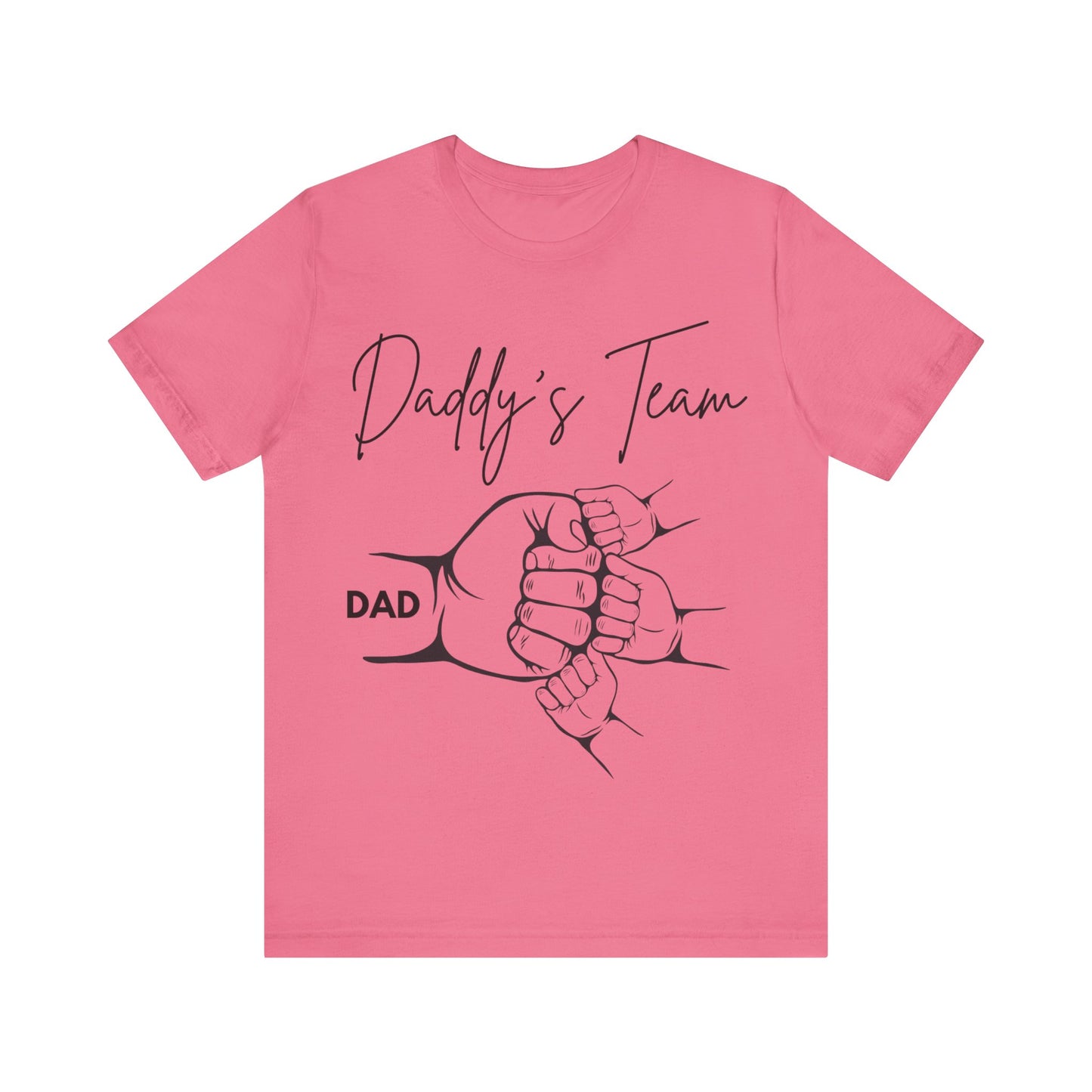 Daddy's Team White Short Sleeve Tee