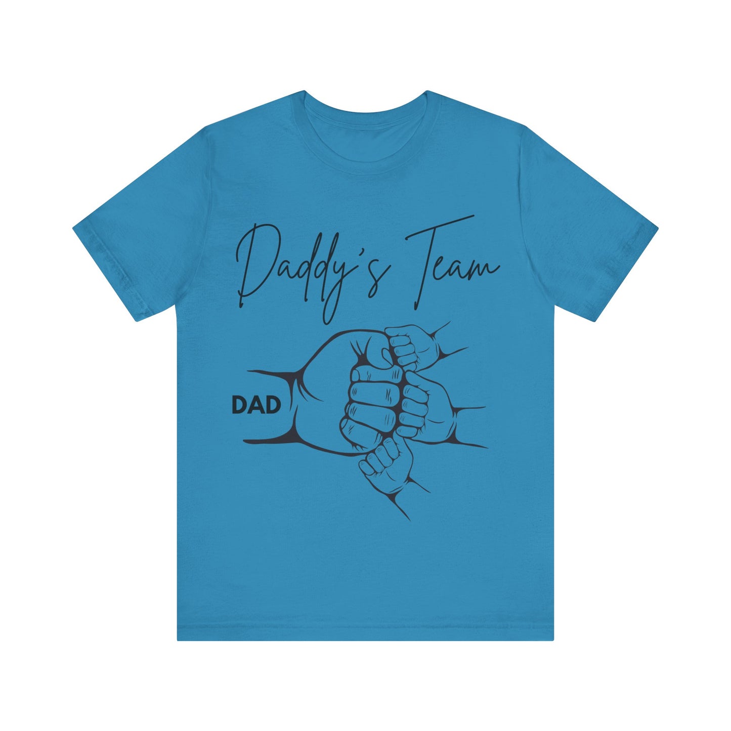 Daddy's Team White Short Sleeve Tee