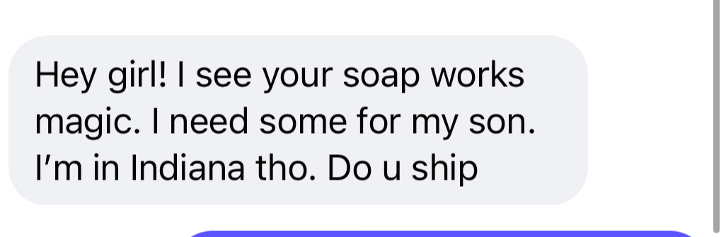 All natural soaps (Eczema & Acne Bar)