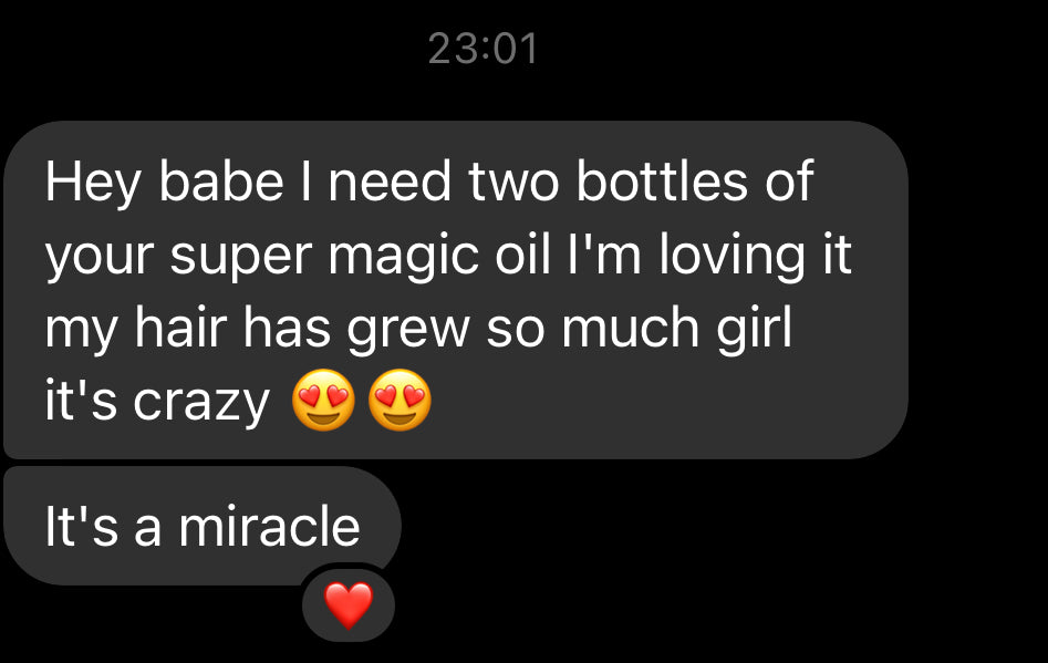 Hair growth oil
