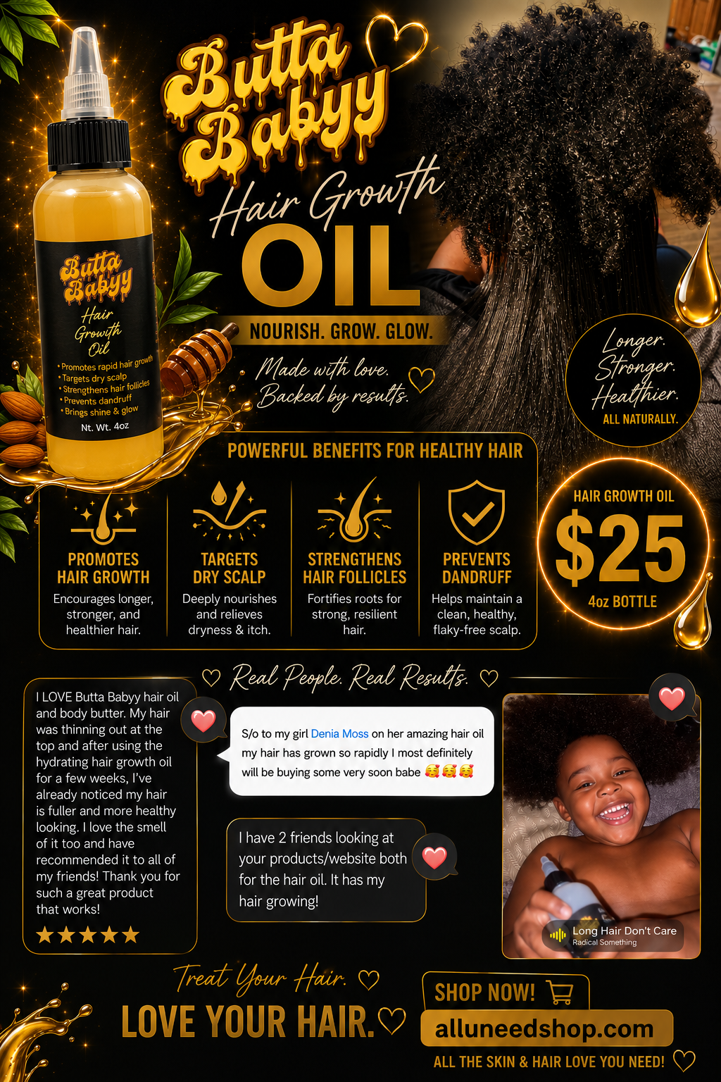 Hair growth oil